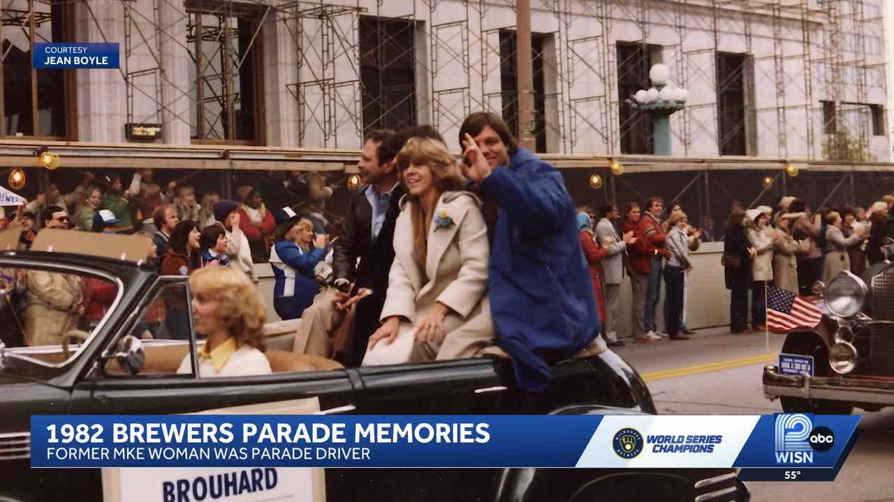 Former Milwaukee woman recalls driving Brewers players in 1982 parade — Racine Sports news