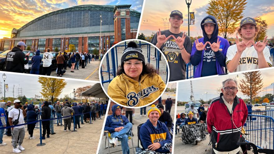 🧢'The early bird gets the merch': Brewers fans line up for World Series gear — Racine Community news